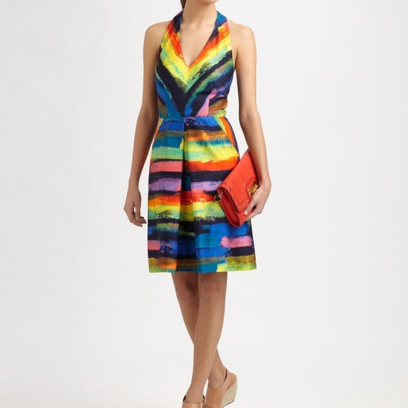 Milly Phoebe Watercolor Dress